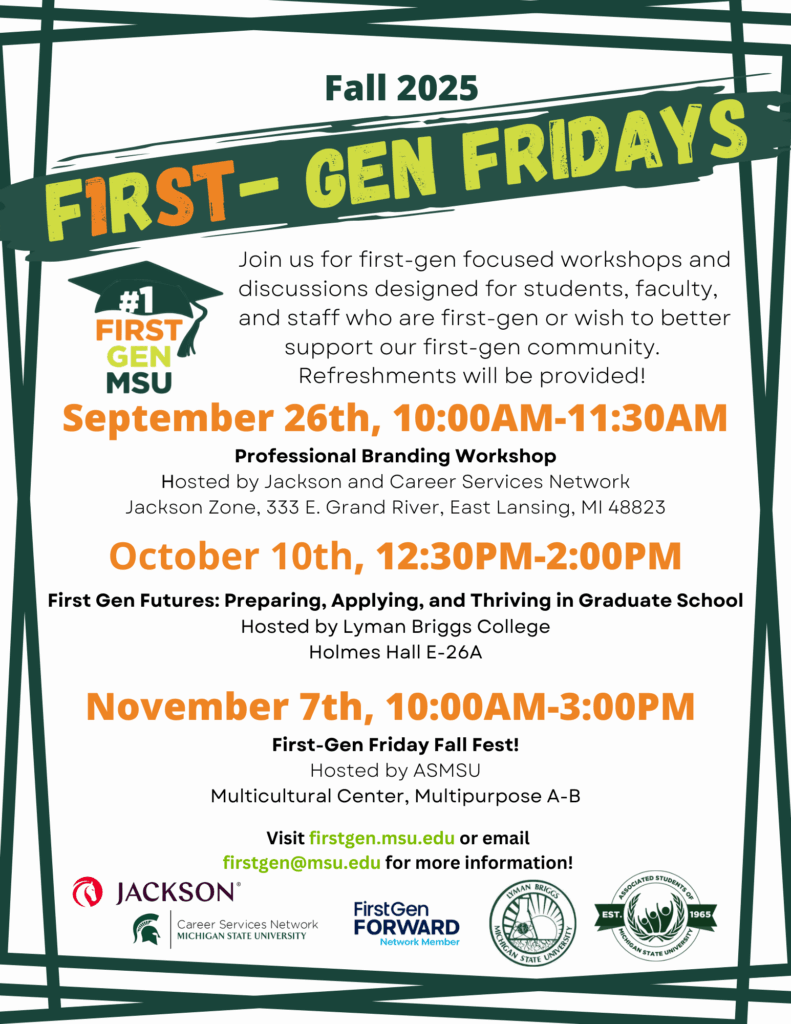 Fall 2025 First Gen Fridays.pdf
